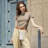 imageBOSTANTEN Small Crossbody Bags for Women Designer Zip Cell Phone Purse Shoulder Handbags Wallet with Card SlotsZbeige