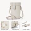 imageBOSTANTEN Small Crossbody Bags for Women Designer Zip Cell Phone Purse Shoulder Handbags Wallet with Card SlotsZbeige