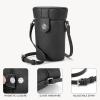 imageBOSTANTEN Small Crossbody Bags for Women Designer Zip Cell Phone Purse Shoulder Handbags Wallet with Card SlotsZblack