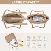 imageBOSTANTEN Small Hobo Bags for Women Shoulder Bag for Women Trendy Designer Fall Purse Vegan Leather HandbagAapricot
