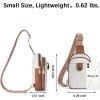 imageBOSTANTEN Small Sling Bag Crossbody Bags for Women Trendy Crossbody Purse Leather Chest BagAbeige