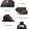 imageBOSTANTEN Small Sling Bag Crossbody Bags for Women Trendy Crossbody Purse Leather Chest BagAblack  Brown
