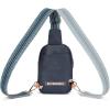 imageBOSTANTEN Small Sling Bag Crossbody Bags for Women Trendy Crossbody Purse Leather Chest BagAblue