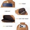 imageBOSTANTEN Small Sling Bag Crossbody Bags for Women Trendy Crossbody Purse Leather Chest BagAcamel Brown
