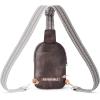 imageBOSTANTEN Small Sling Bag Crossbody Bags for Women Trendy Crossbody Purse Leather Chest BagAcoffee