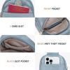 imageBOSTANTEN Small Sling Bag Crossbody Bags for Women Trendy Crossbody Purse Leather Chest BagAdenim Blue