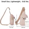imageBOSTANTEN Small Sling Bag Crossbody Bags for Women Trendy Crossbody Purse Leather Chest BagApink