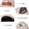 imageBOSTANTEN Small Sling Bag Crossbody Bags for Women Trendy Crossbody Purse Leather Chest BagApink