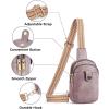 imageBOSTANTEN Small Sling Bag Crossbody Bags for Women Trendy Crossbody Purse Leather Chest BagApurple
