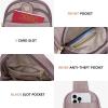 imageBOSTANTEN Small Sling Bag Crossbody Bags for Women Trendy Crossbody Purse Leather Chest BagApurple