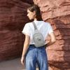 imageBOSTANTEN Small Sling Bag Crossbody Bags for Women Trendy Crossbody Purse Leather Chest BagAtwilight Grey