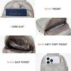 imageBOSTANTEN Small Sling Bag Crossbody Bags for Women Trendy Crossbody Purse Leather Chest BagAtwilight Grey