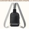 imageBOSTANTEN Small Sling Bag Crossbody Bags for Women Trendy Crossbody Purse Leather Chest BagBblacklarge