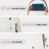 imageBOSTANTEN Small Sling Bag for Women Leather Crossbody Bags Fanny Pack Chest Bag for TravelABeige