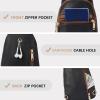 imageBOSTANTEN Small Sling Bag for Women Leather Crossbody Bags Fanny Pack Chest Bag for TravelABlack