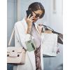 imageBOSTANTEN Small Wallet For Women RFID Leather Credit Card Holder Slim Wristlet Keychain Wallet With Zipper PocketALight Green