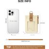 imageBOSTANTEN Small Wallet RFID Minimalist Zip ID Case Wallet with Lanyard Keychain Water Resistant Card Wallets for Women ampamp Men BlackBeige and Brown
