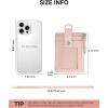 imageBOSTANTEN Small Wallet RFID Minimalist Zip ID Case Wallet with Lanyard Keychain Water Resistant Card Wallets for Women ampamp Men BlackPink