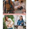 imageBOSTANTEN Small Wallet RFID Minimalist Zip ID Case Wallet with Lanyard Keychain Water Resistant Card Wallets for Women ampamp Men BlackPink
