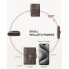 imageBOSTANTEN Small Wallet for Women Leather RFID Blocking Card Holder Bifold Compact Wallets With Zipper Coin Pocket BrownBeigeBlackCoffee