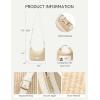 imageBOSTANTEN Straw Crossbody Bags for Women Raffia Clutch Shoulder Purse Handbags for Beach Vacation Daily UseBeige