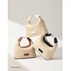 imageBOSTANTEN Straw Crossbody Bags for Women Raffia Clutch Shoulder Purse Handbags for Beach Vacation Daily UseBeige