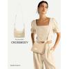 imageBOSTANTEN Straw Crossbody Bags for Women Raffia Clutch Shoulder Purse Handbags for Beach Vacation Daily UseBeige