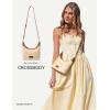 imageBOSTANTEN Straw Crossbody Bags for Women Raffia Clutch Shoulder Purse Handbags for Beach Vacation Daily UseBrown