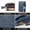 imageBOSTANTEN Vegan Leather Small Crossbody Bags for Women Designer Cell Phone Bag Wallet Purses Adjustable StrapA04navy Blue