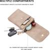 imageBOSTANTEN Vegan Leather Small Crossbody Bags for Women Designer Cell Phone Bag Wallet Purses Adjustable StrapA08pale Brown
