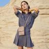 imageBOSTANTEN Vegan Leather Small Crossbody Bags for Women Designer Cell Phone Bag Wallet Purses Adjustable StrapA08pale Brown