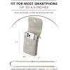 imageBOSTANTEN Vegan Leather Small Crossbody Bags for Women Designer Cell Phone Bag Wallet Purses Adjustable StrapB02grey