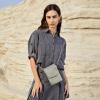 imageBOSTANTEN Vegan Leather Small Crossbody Bags for Women Designer Cell Phone Bag Wallet Purses Adjustable StrapB02grey