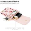 imageBOSTANTEN Vegan Leather Small Crossbody Bags for Women Designer Cell Phone Bag Wallet Purses Adjustable StrapCherry