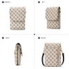 imageBOSTANTEN Vegan Leather Small Crossbody Bags for Women Designer Cell Phone Bag Wallet Purses Adjustable StrapD01beige Signature
