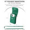 imageBOSTANTEN Vegan Leather Small Crossbody Bags for Women Designer Cell Phone Bag Wallet Purses Adjustable StrapLight Green