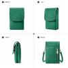 imageBOSTANTEN Vegan Leather Small Crossbody Bags for Women Designer Cell Phone Bag Wallet Purses Adjustable StrapLight Green
