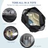 imageBOSTANTEN Weekender Bags for Women Waterproof Gym Bag with Shoe Compartment Ideal Carryon Bag for Sport and Travel BlackABlack