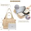 imageBOSTANTEN Weekender Bags for Women Waterproof Gym Bag with Shoe Compartment Ideal Carryon Bag for Sport and Travel BlackABrown