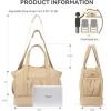imageBOSTANTEN Weekender Bags for Women Waterproof Gym Bag with Shoe Compartment Ideal Carryon Bag for Sport and Travel BlackABrown