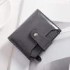 imageBOSTANTEN Women Leather Wallet RFID Blocking Small Bifold Zipper Pocket Wallet Card Case Purse with ID Window1deep grey