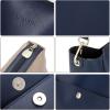imageBOSTANTEN Womens Leather Designer Handbags Tote Purses Shoulder Bucket BagsA04navy Blue