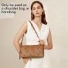 imageBOSTANTEN Woven Purses for Women Vegan Leather Hobo Bag Shoulder HandbagsWoven Brown