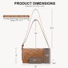 imageBOSTANTEN Woven Purses for Women Vegan Leather Hobo Bag Shoulder HandbagsWoven Brown