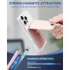 imageBOSTANTEN for MagSafe Wallet with Stand Magnetic Wallet for iPhone 1615141312 Pro Max Plus Leather Minimalist Magnetic Phone Wallets Phone Card Holder Fit 4 Cards PinkPink