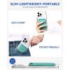 imageBOSTANTEN for MagSafe Wallet with Stand Magnetic Wallet for iPhone 1615141312 Pro Max Plus Leather Minimalist Magnetic Phone Wallets Phone Card Holder Fit 4 Cards PinkTurquoise