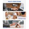 imageBOSTANTEN for MagSafe Wallet with Stand Magnetic Wallet for iPhone 1615141312 Pro Max Plus Leather Minimalist Magnetic Phone Wallets Phone Card Holder Fit 4 Cards PinkBrown