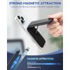 imageBOSTANTEN for MagSafe Wallet with Stand Magnetic Wallet for iPhone 1615141312 Pro Max Plus Leather Minimalist Magnetic Phone Wallets Phone Card Holder Fit 4 Cards PinkBlack
