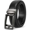 imageBOSTANTEN Belt Men Leather Reversible Belts for Men 1 38quot for Casual Golf Dress Pants TwoinOne Belt Gift006black
