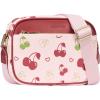 imageBOSTANTEN Quilted Crossbody Bags for Women Vegan Leather Purses Small Shoulder Handbags with Wide StrapCherry